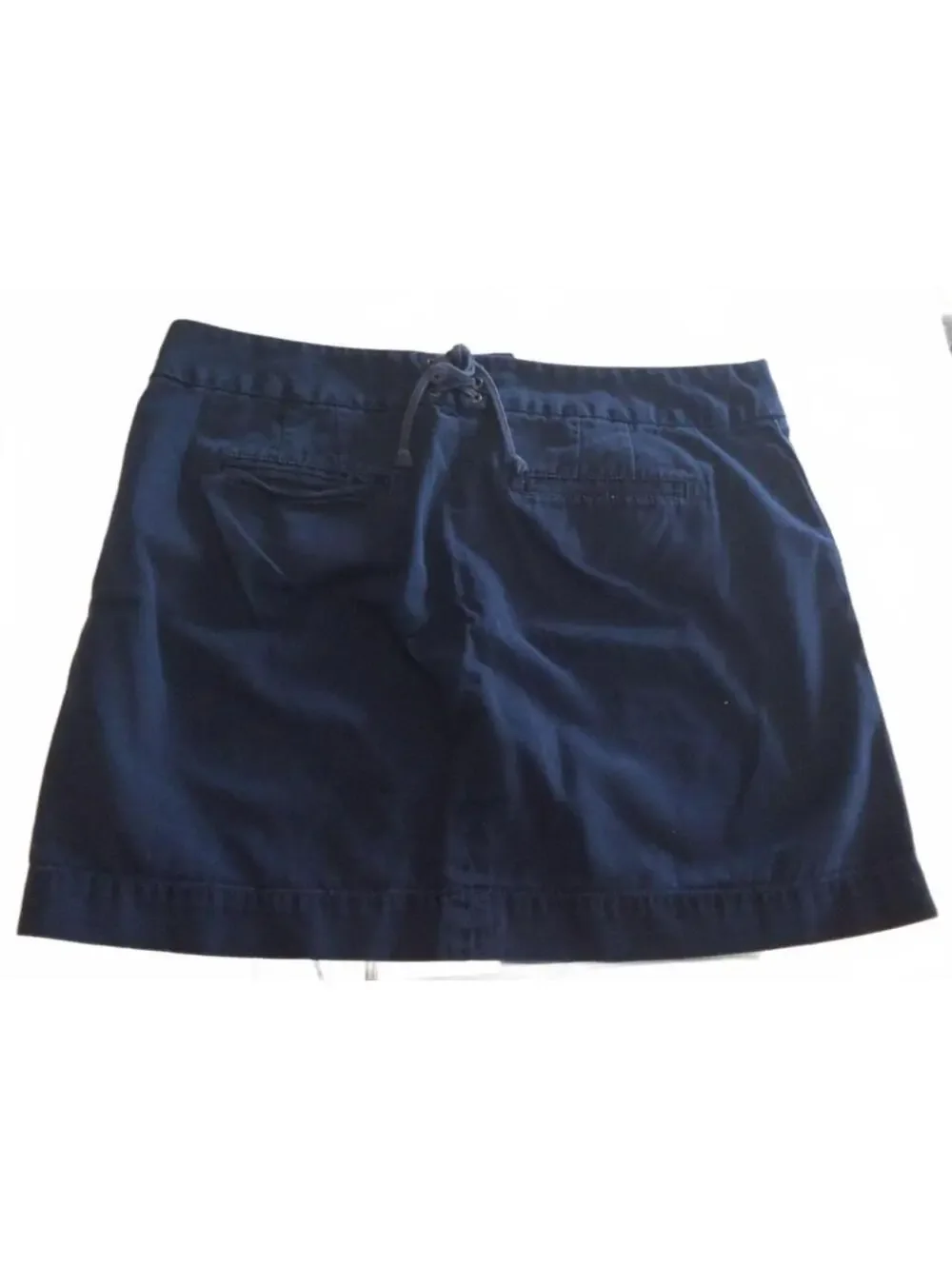 J. Crew Nautical Sailor Style Navy Blue Chino Mini skirt Sz 12